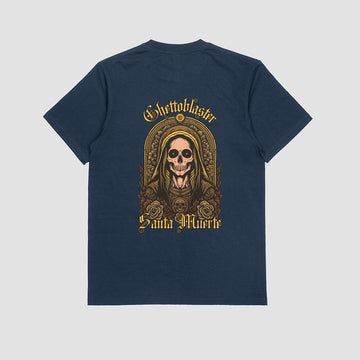 Santa Muerte Tee Navy