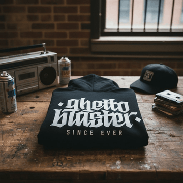 Corporate Hoodie Black - ghettoblasterwear