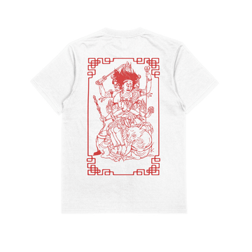 Tibet God Tee White - ghettoblasterwear