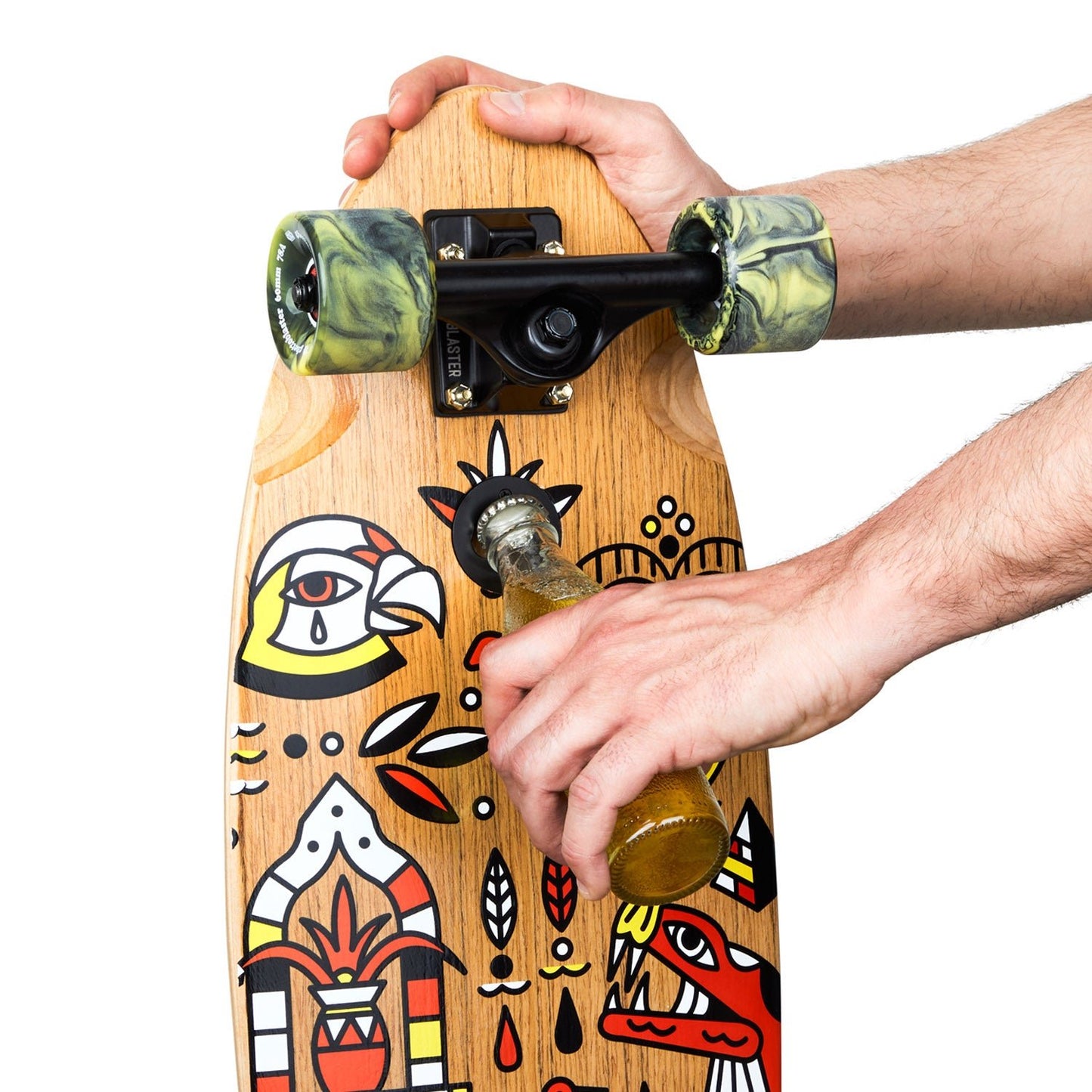 Cruiser Fishtail Geroglifics 30" - ghettoblasterwear