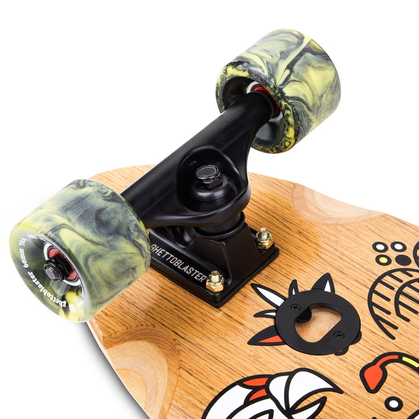 Cruiser Fishtail Geroglifics 30" - ghettoblasterwear