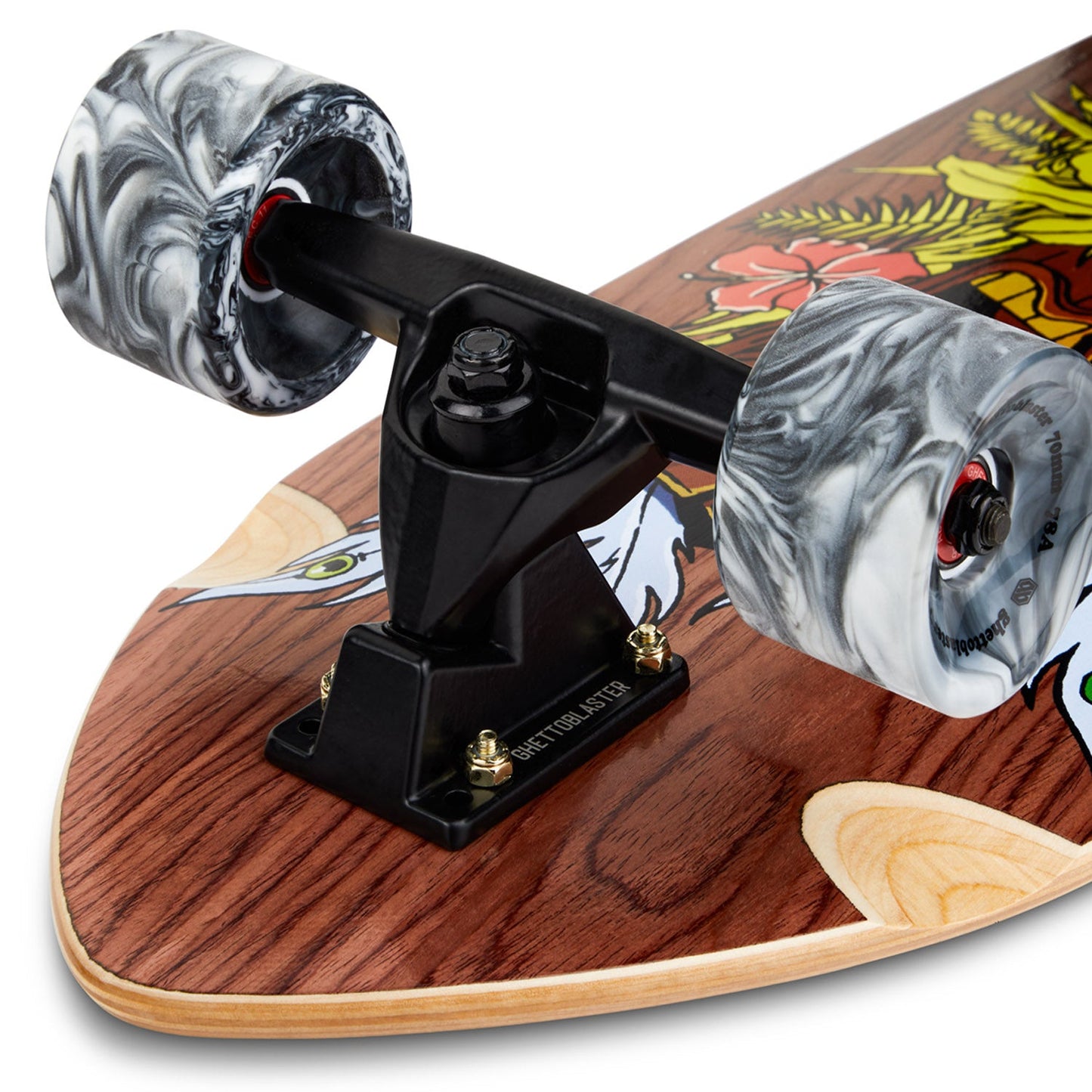 Surfskate Fishtail Tiki Totem 32" - ghettoblasterwear