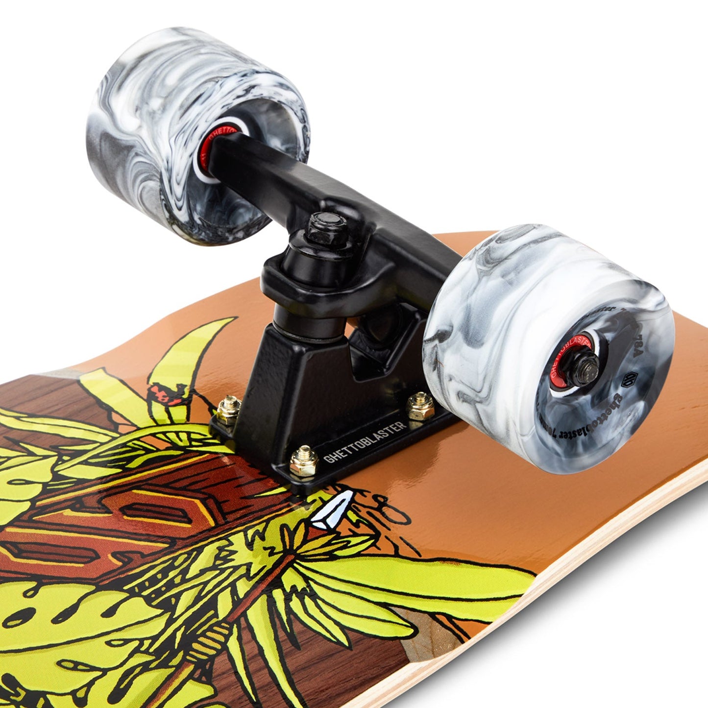 Surfskate Fishtail Tiki Totem 32" - ghettoblasterwear