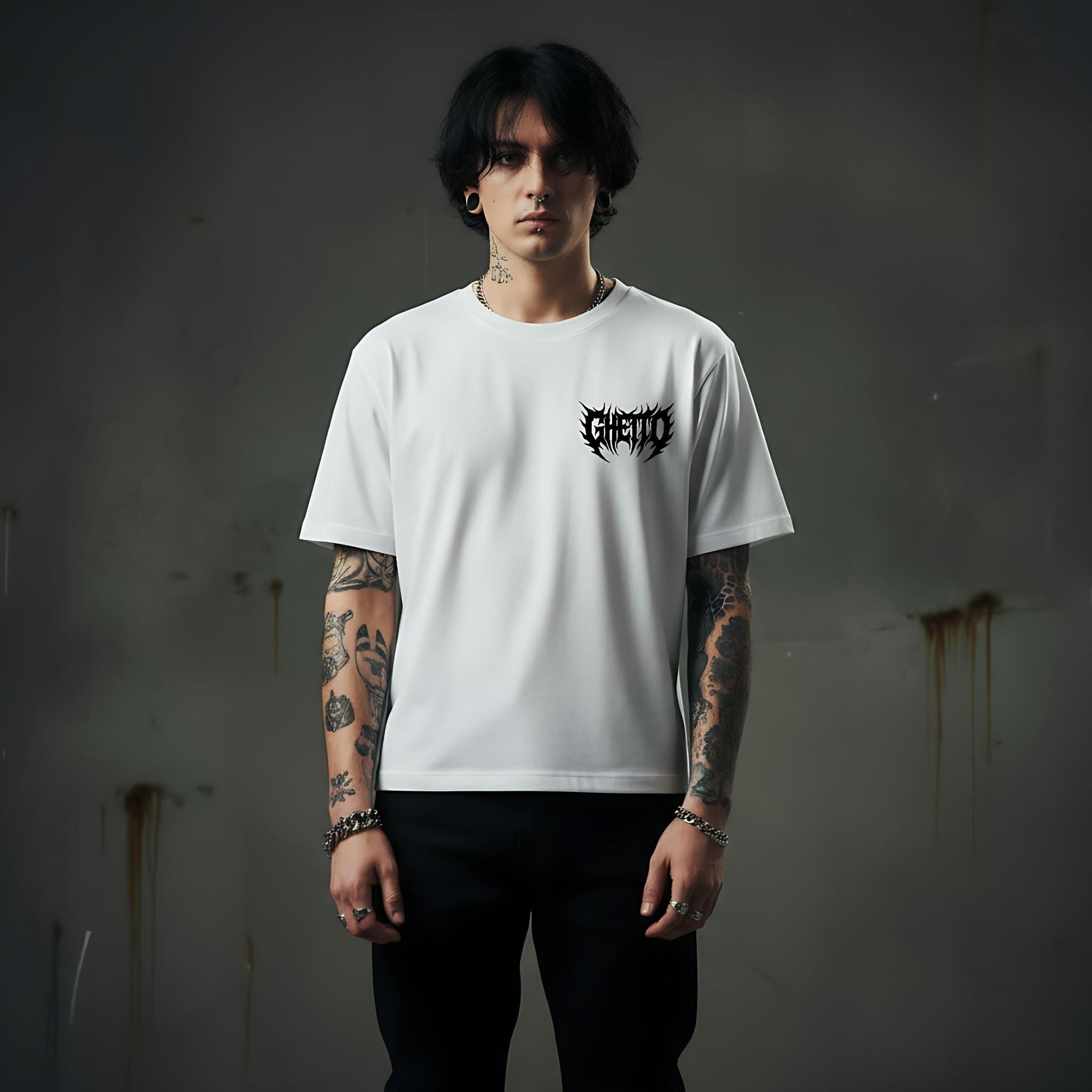 ghettoblaster white meal shirt