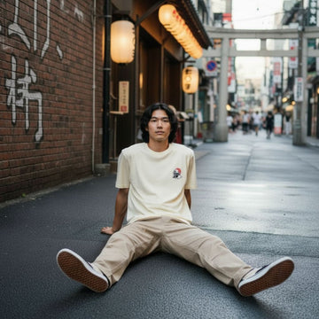 japan style ghettoblaster t-shirt