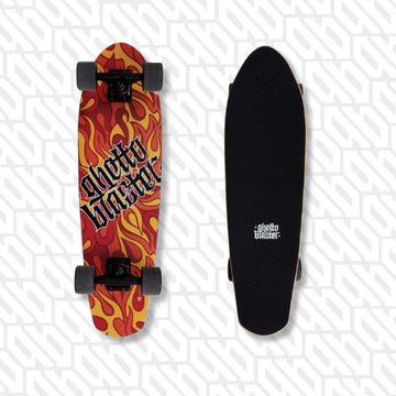 Skateboard Ghettoblaster Completo - 80x20cm, Acero 7 Strati, Ruote 53mm, Cuscinetti ABEC 9, Per Trick - Foto 2