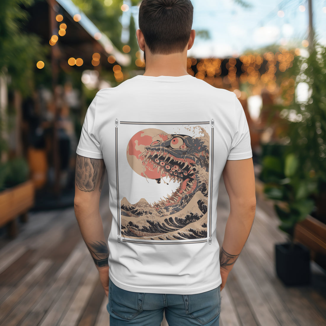 Sea Monster Tee White
