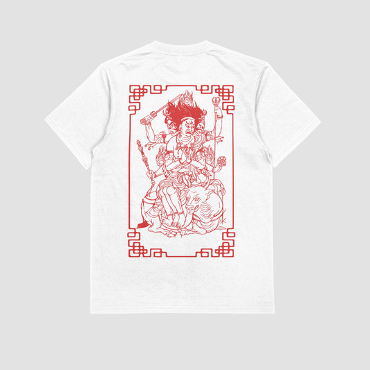T-shirt Tibet God whi