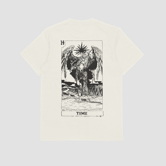 T-shirt Tarot Time Off white