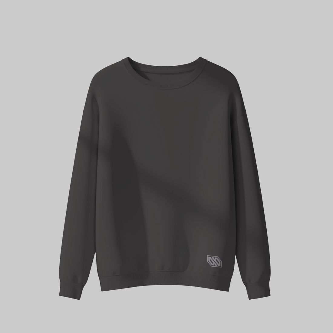 Basic Crew Asphalt Grey