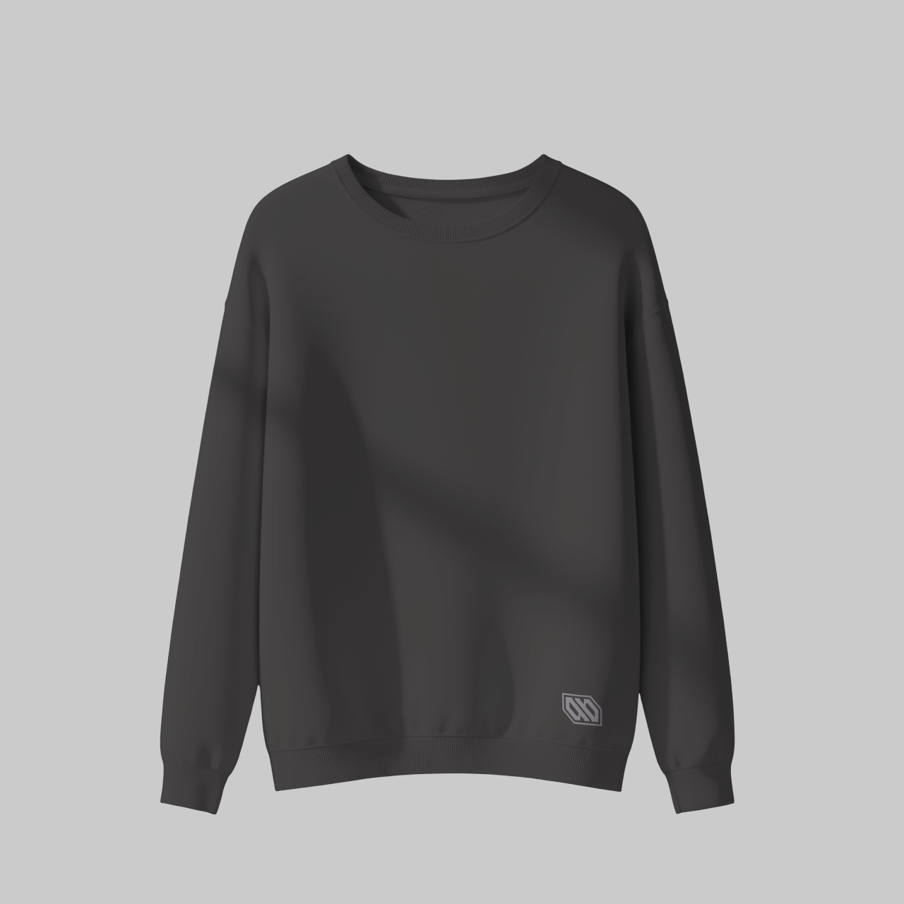 Basic Crew Asphalt Grey