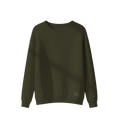 Basic Crew Khaki – Stile e Comfort felpa