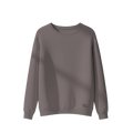 Basic Crew Taupe – Felpa Girocollo in Cotone Biologico felpa