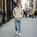 Basic Hoodie Zip Butter