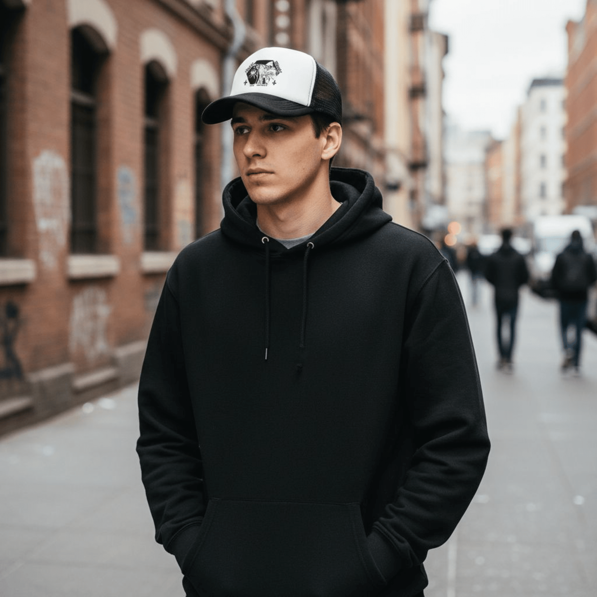 Cap Ghettoblaster Trucker Heremit accessori