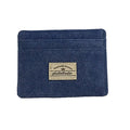 Cardholder in Canvas con Blocco RFID navy accessori