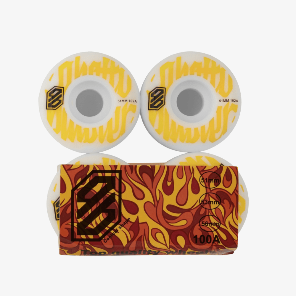 Confezione da 4 Ruote skate Blonde 102A