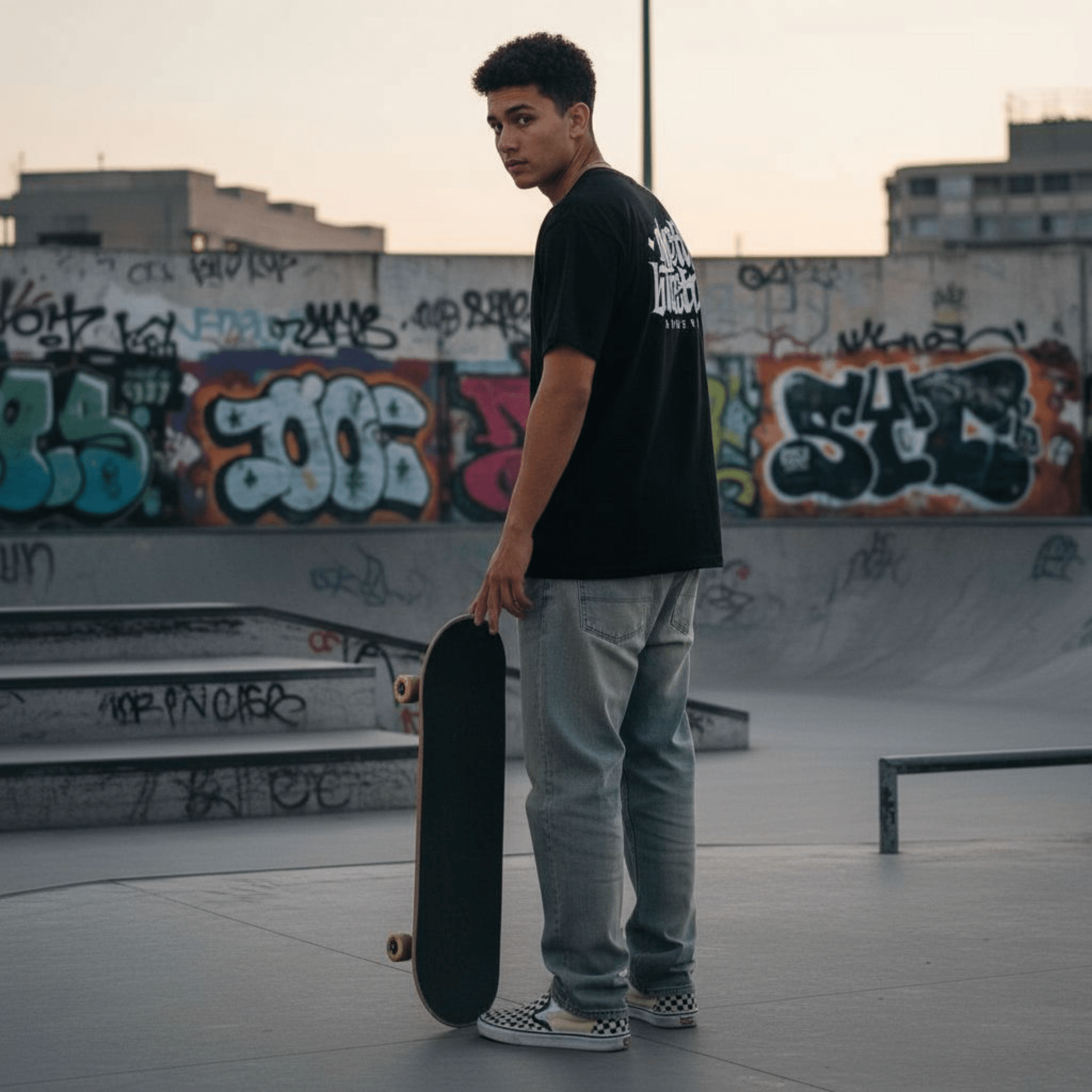 Corporate Tee Black - Ghettoblaster tee