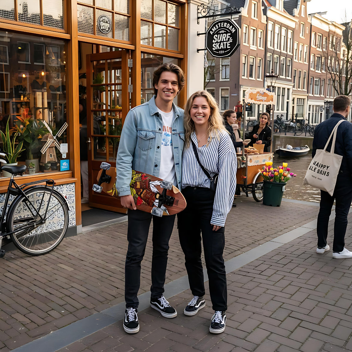 Cruiser Mid Fishtail Tiki Totem 33" skateboard