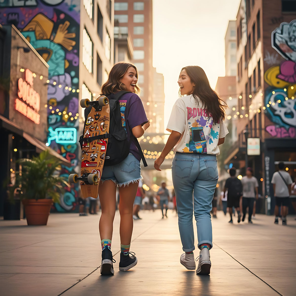 Cruiser Fishtail Geroglifics 30" skateboard