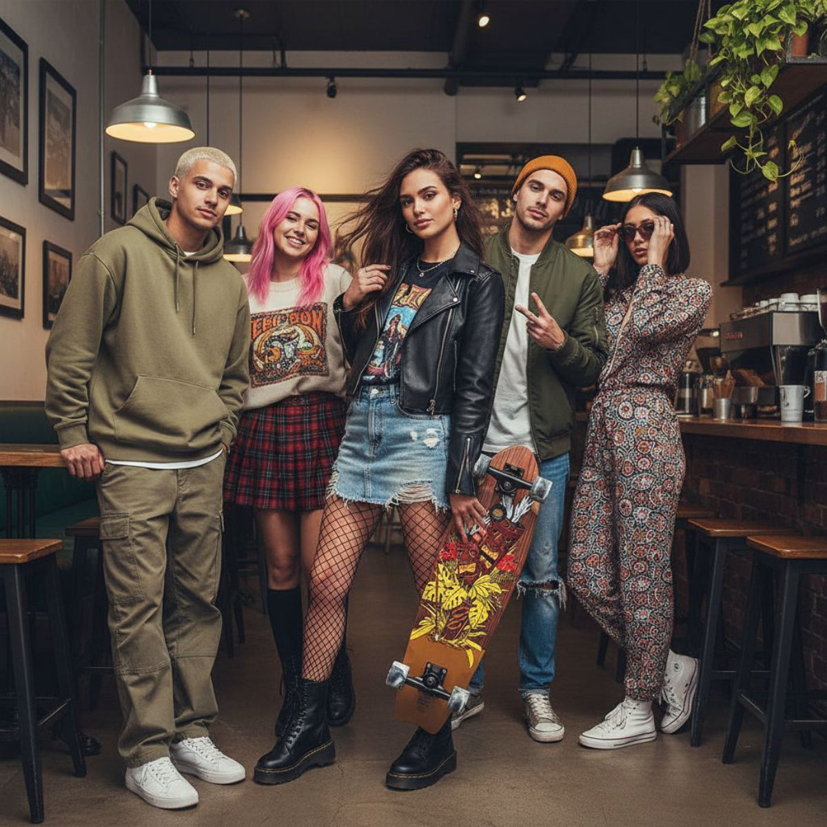 Cruiser Fishtail Tiki Totem 30" skateboard