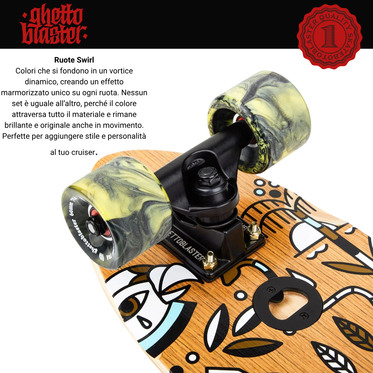 Cruiser Small Geroglifics 26" skateboard