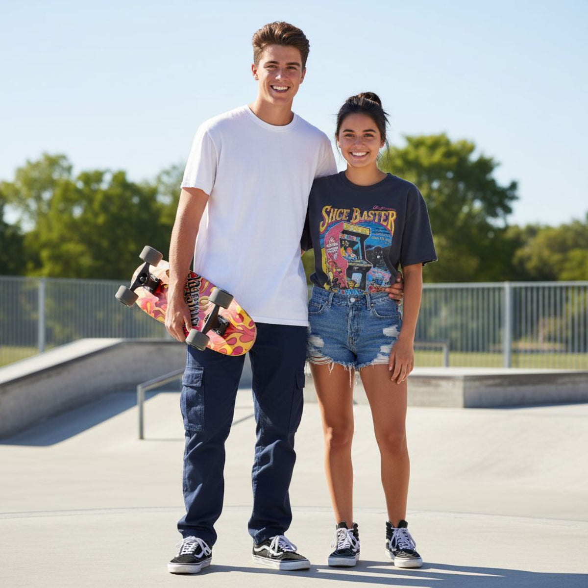 Cruiser skateboard Flame 28" tavola skateboard