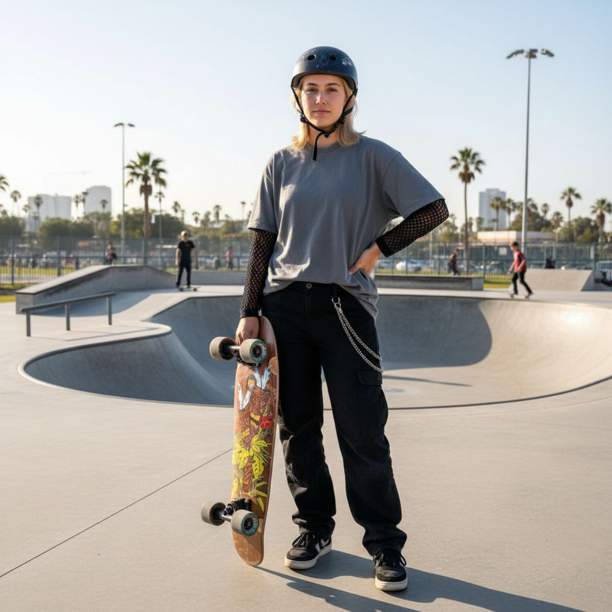 Cruiser Small Tiki Totem 26" x 7.25" skateboard