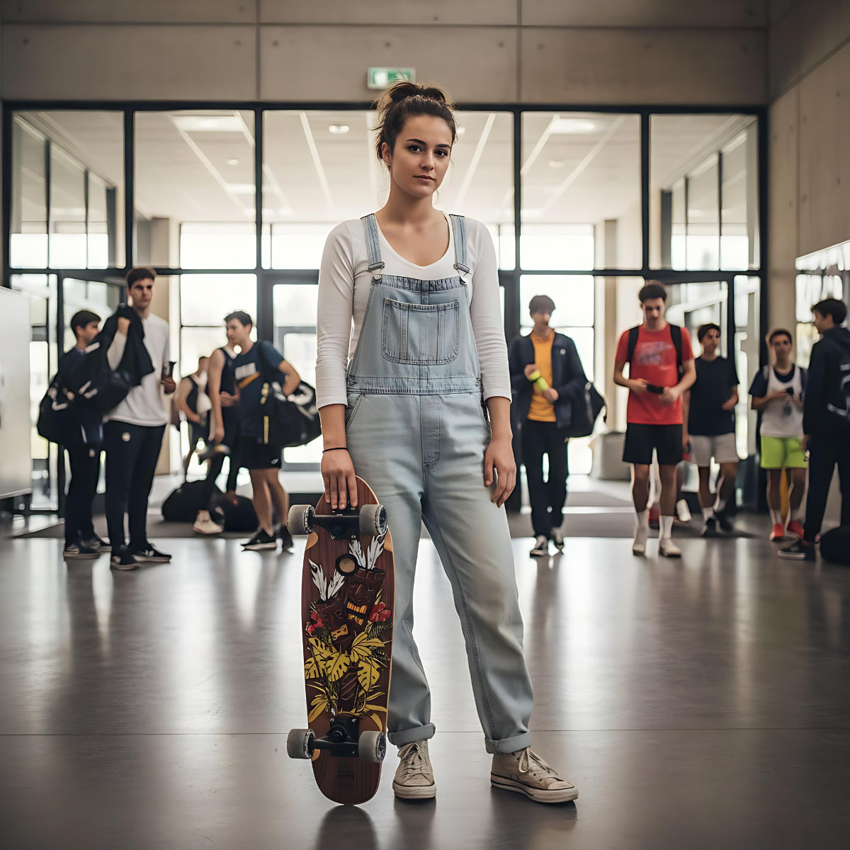 Cruiser Tiki Totem Mogano 32" skateboard