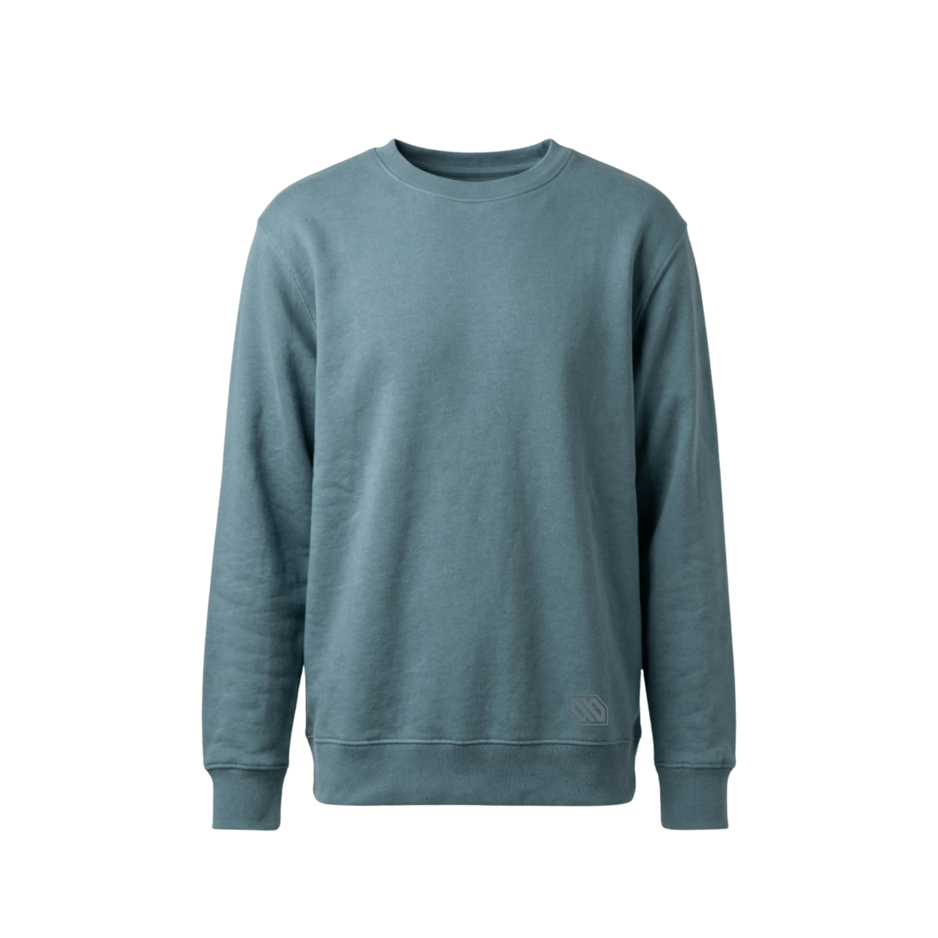 Felpa Girocollo Basic-Teal-Ghettoblaster