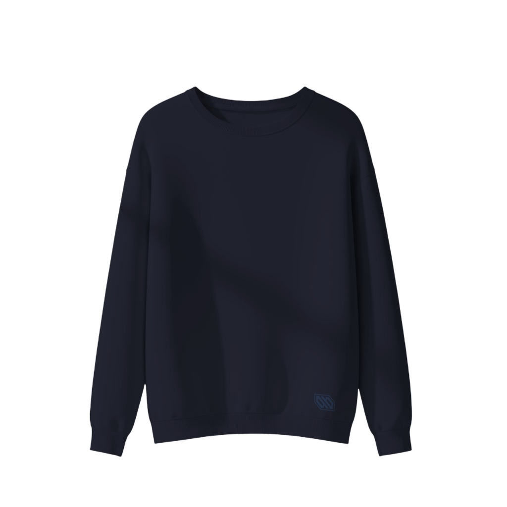 Felpa Unisex Navy Girocollo- Ghettoblaster felpa