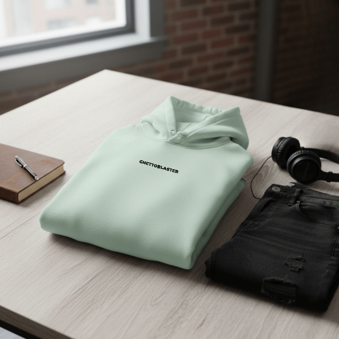 Felpa con Cappuccio Central District Ice Blue A felpa