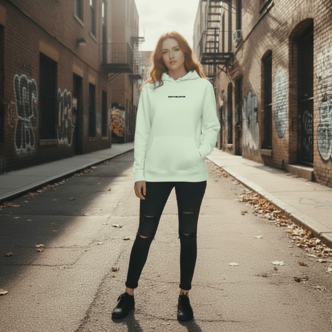 Felpa con Cappuccio Central District Ice Blue A felpa