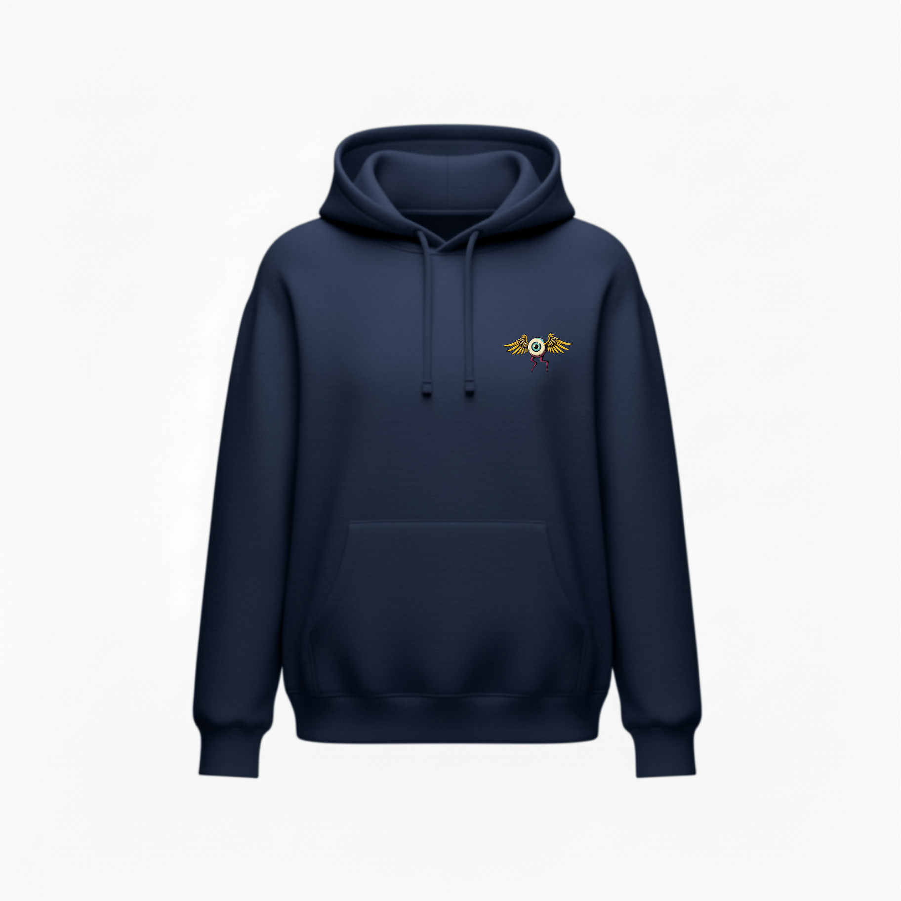 Felpa con Cappuccio Dimension-Navy-Streetwear