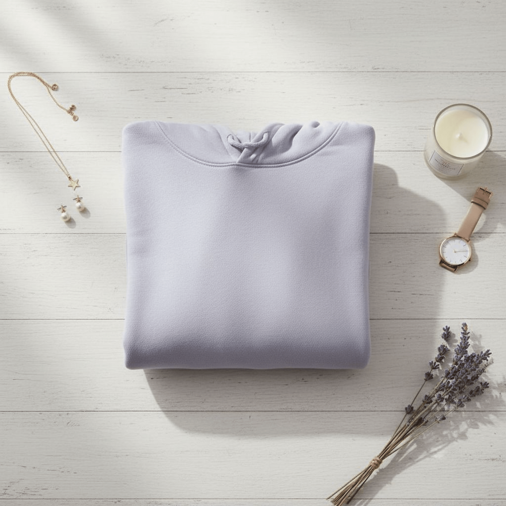 Felpa con Cappuccio Logo Nora Lavender