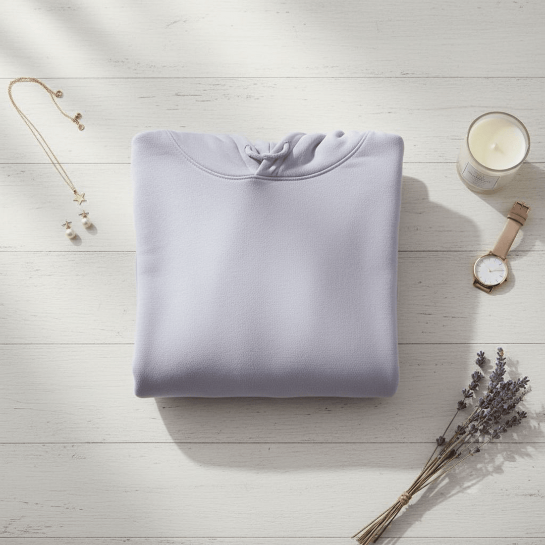 Felpa con Cappuccio Logo Nora Lavender