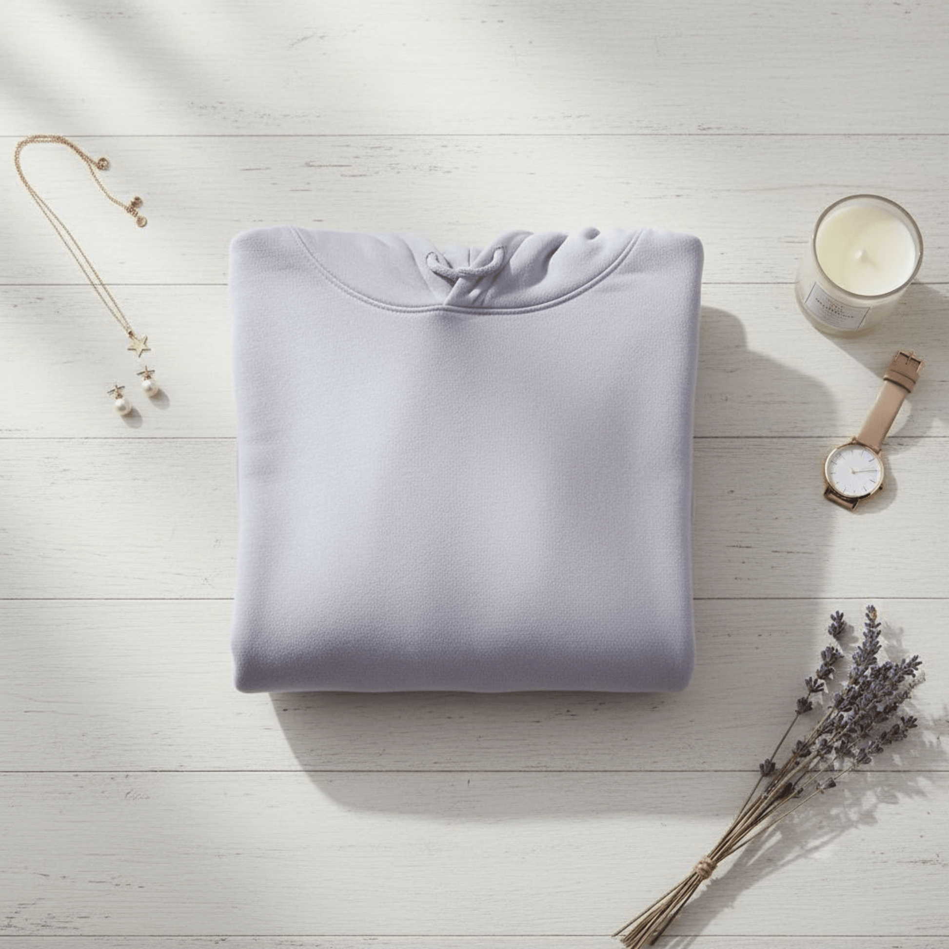 Felpa con Cappuccio Logo Nora Lavender