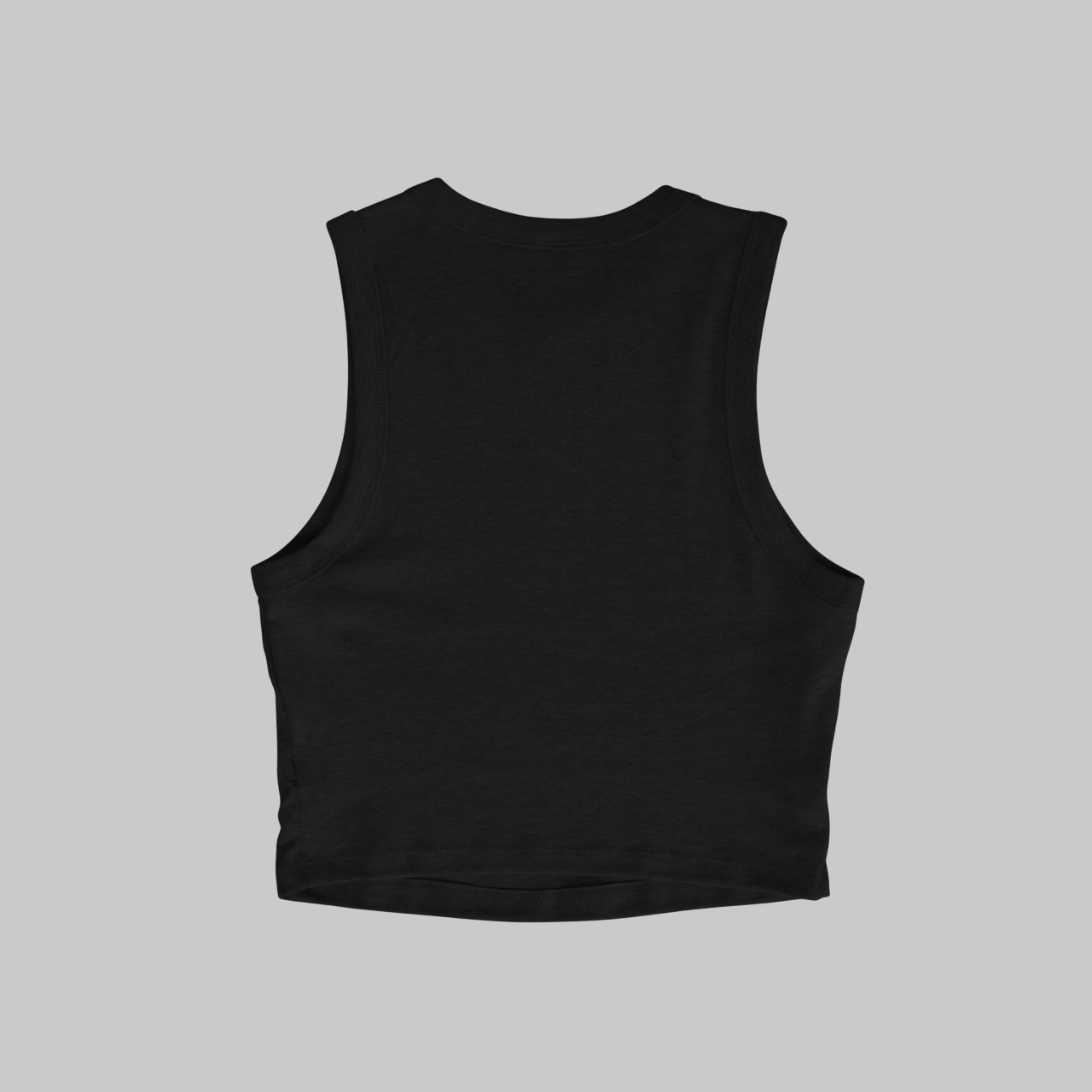Fiocco Crop Top Black