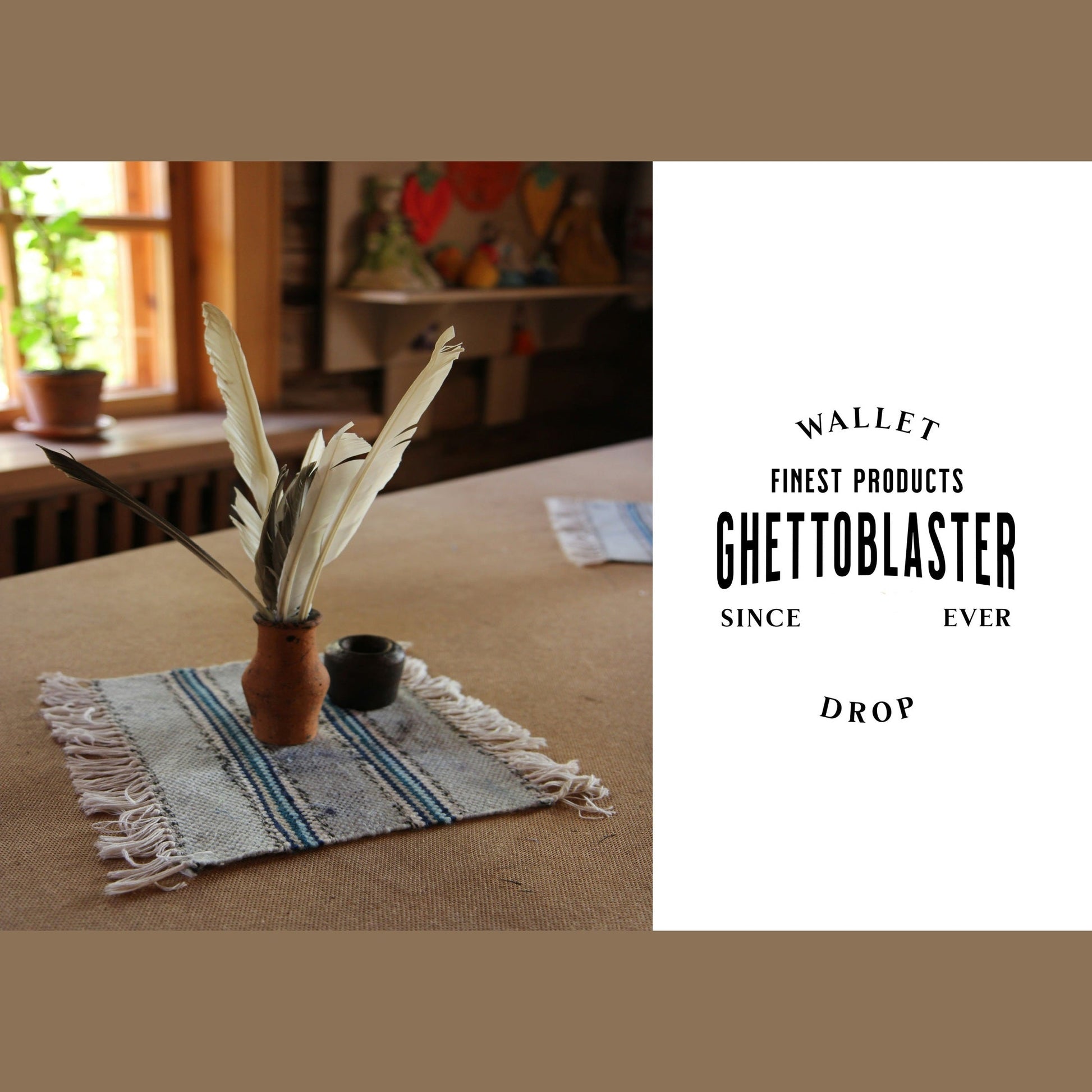Ghetto Blaster Portafoglio Elegante in Pelle con Protezione RFID - ghettoblasterwear