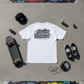 Ghettoblaster Corporate Tee in Cotone Biologico Bianco
