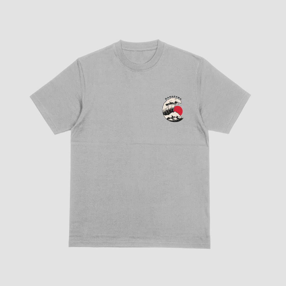 Kanagawa Tee Grey Heather