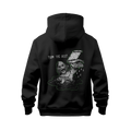 Lagoon Hoodie Black – Felpa con Cappuccio in Cotone Biologico felpa