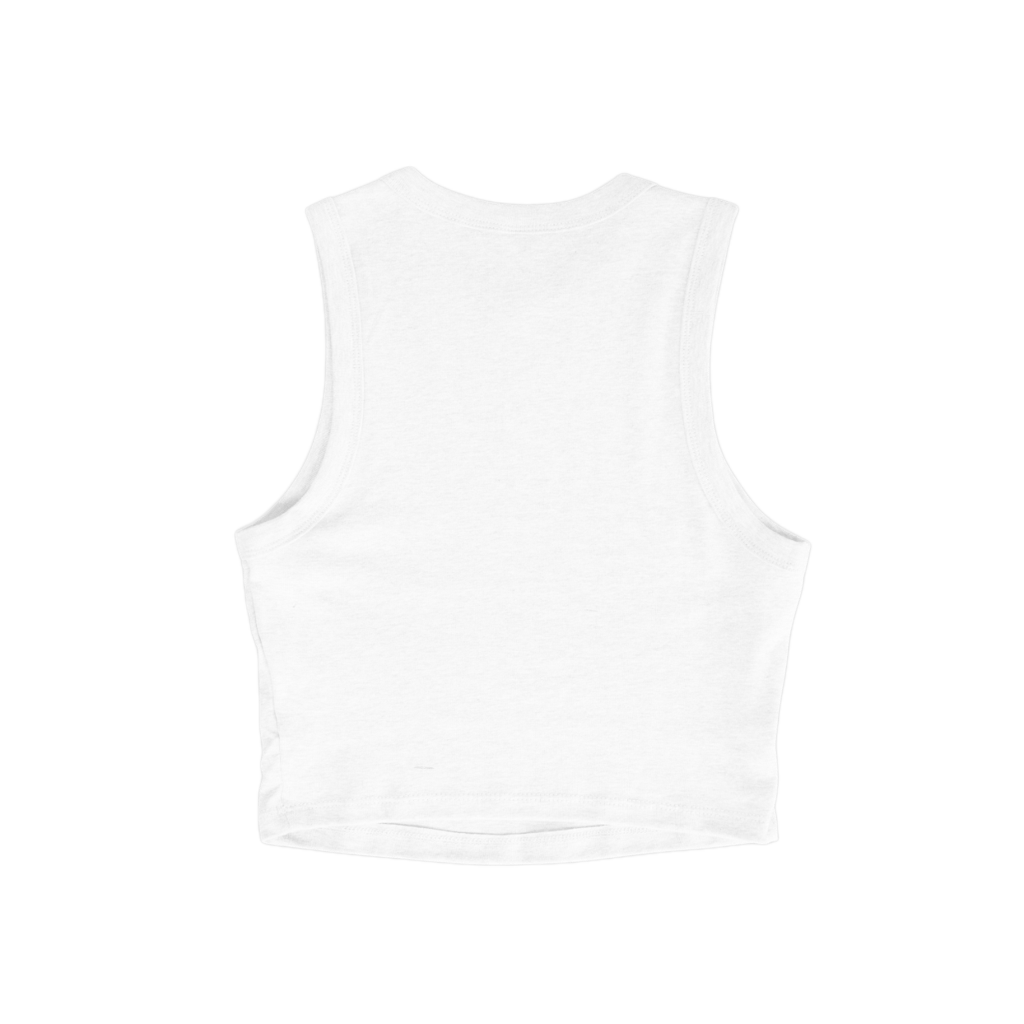 Metal Ghetto Crop Top Donna – Bianco Streetwear top