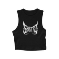 Metal Ghetto Crop Top Donna Black top