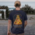 Pizza Trust Tee Navy - ghettoblasterwear