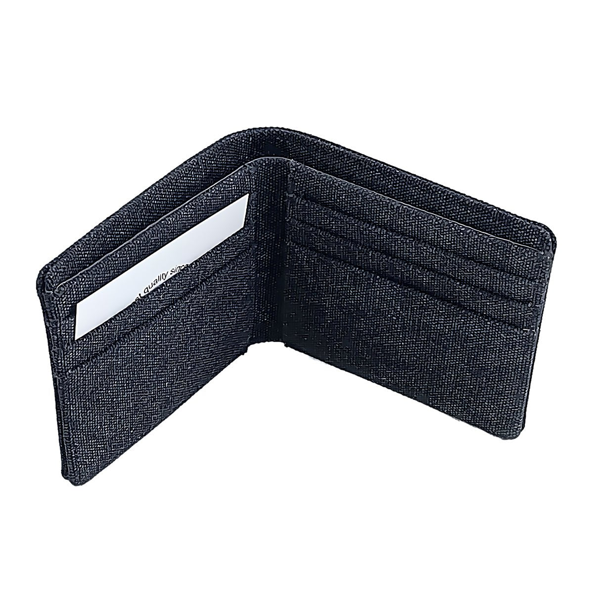 Portafoglio in Canvas con Blocco RFID blk accessori