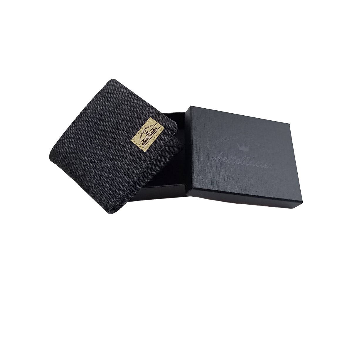 Portafoglio portamonete Canvas RFID blk accessori