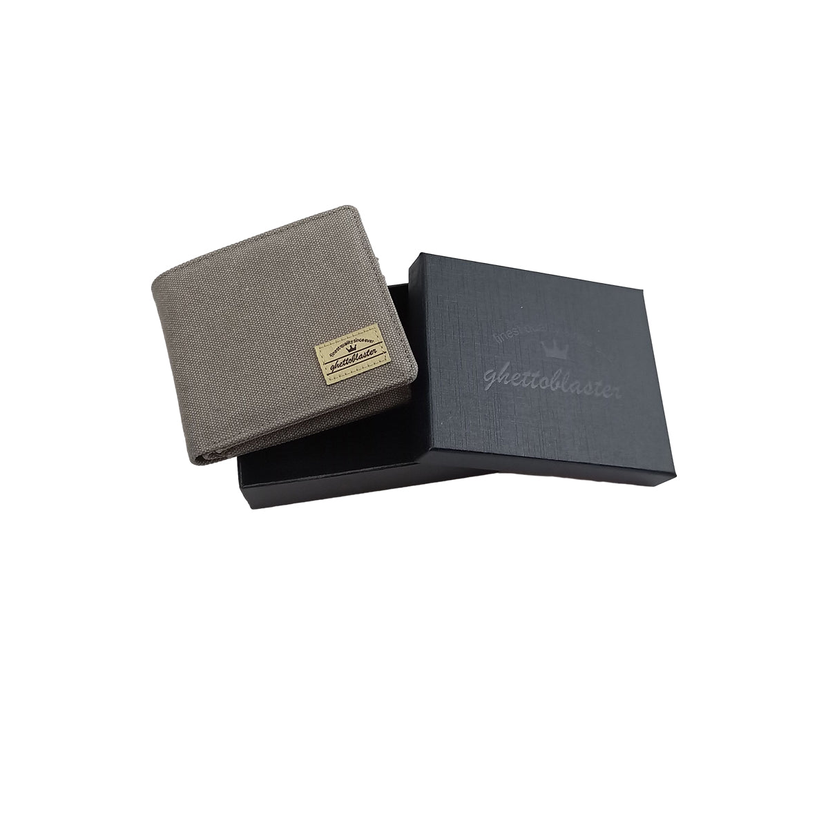 Portafoglio portamonete Canvas RFID grey accessori