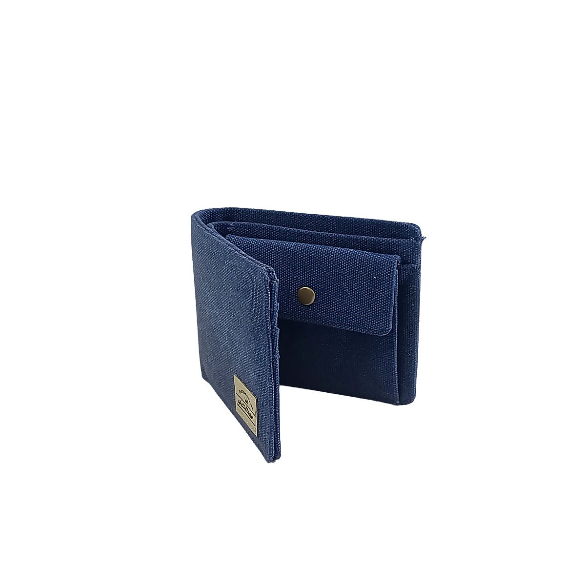 Portafoglio portamonete Canvas RFID navy accessori