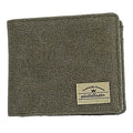 Portafoglio portamonete Canvas RFID olive accessori